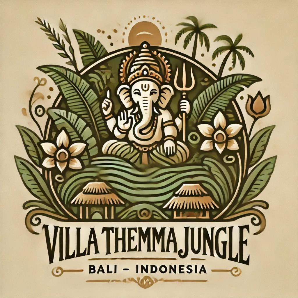 Villa Themma Jungle - Sumptuous 3Br Luxury Villa With Majestic Jungle View North Of Ubud Exteriör bild