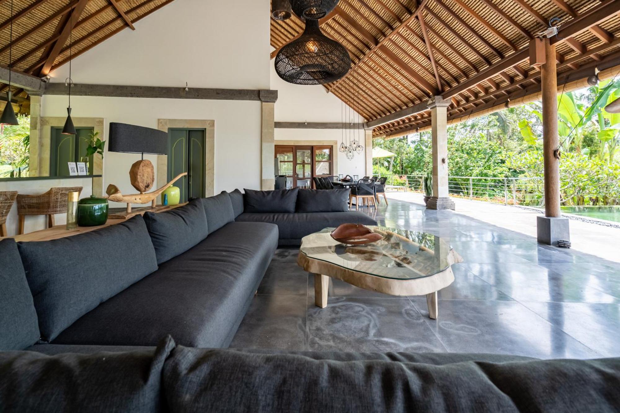 Villa Themma Jungle - Sumptuous 3Br Luxury Villa With Majestic Jungle View North Of Ubud Exteriör bild