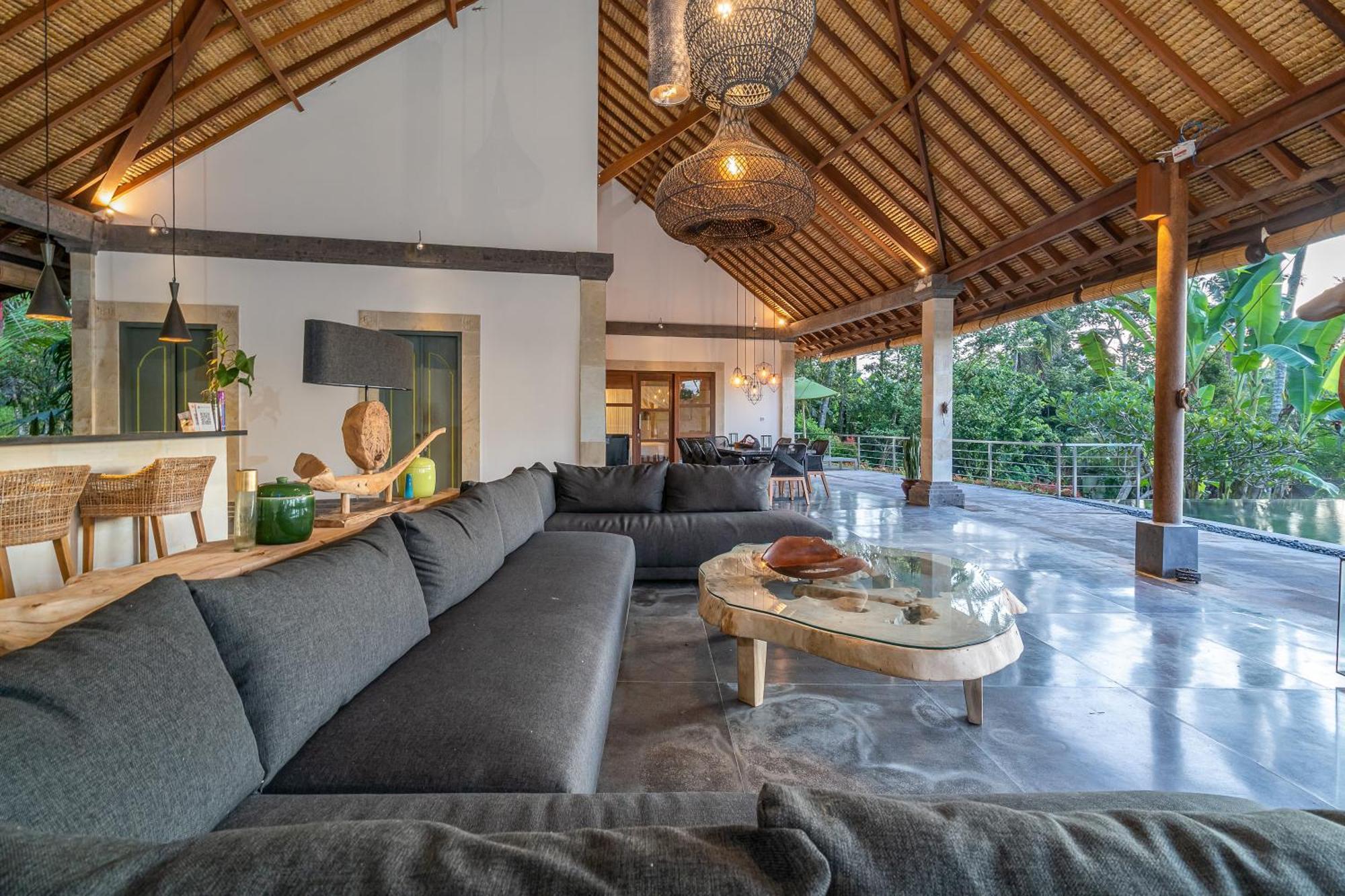 Villa Themma Jungle - Sumptuous 3Br Luxury Villa With Majestic Jungle View North Of Ubud Exteriör bild