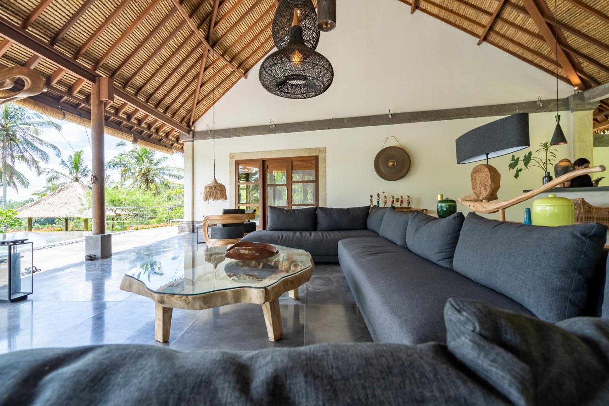 Villa Themma Jungle - Sumptuous 3Br Luxury Villa With Majestic Jungle View North Of Ubud Exteriör bild