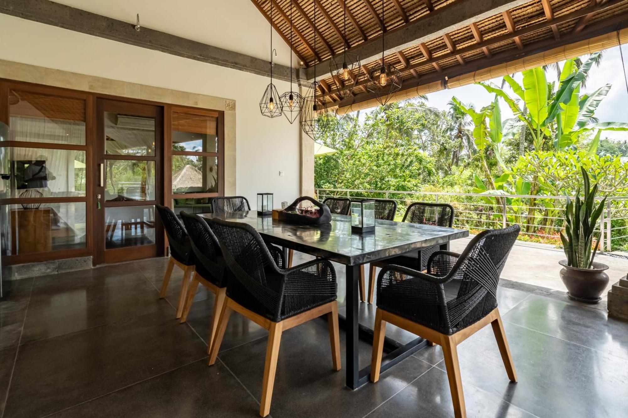 Villa Themma Jungle - Sumptuous 3Br Luxury Villa With Majestic Jungle View North Of Ubud Exteriör bild