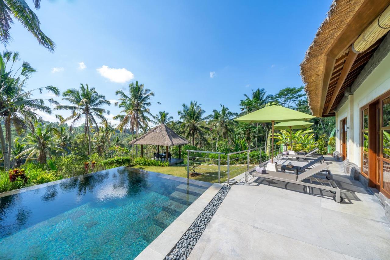 Villa Themma Jungle - Sumptuous 3Br Luxury Villa With Majestic Jungle View North Of Ubud Exteriör bild