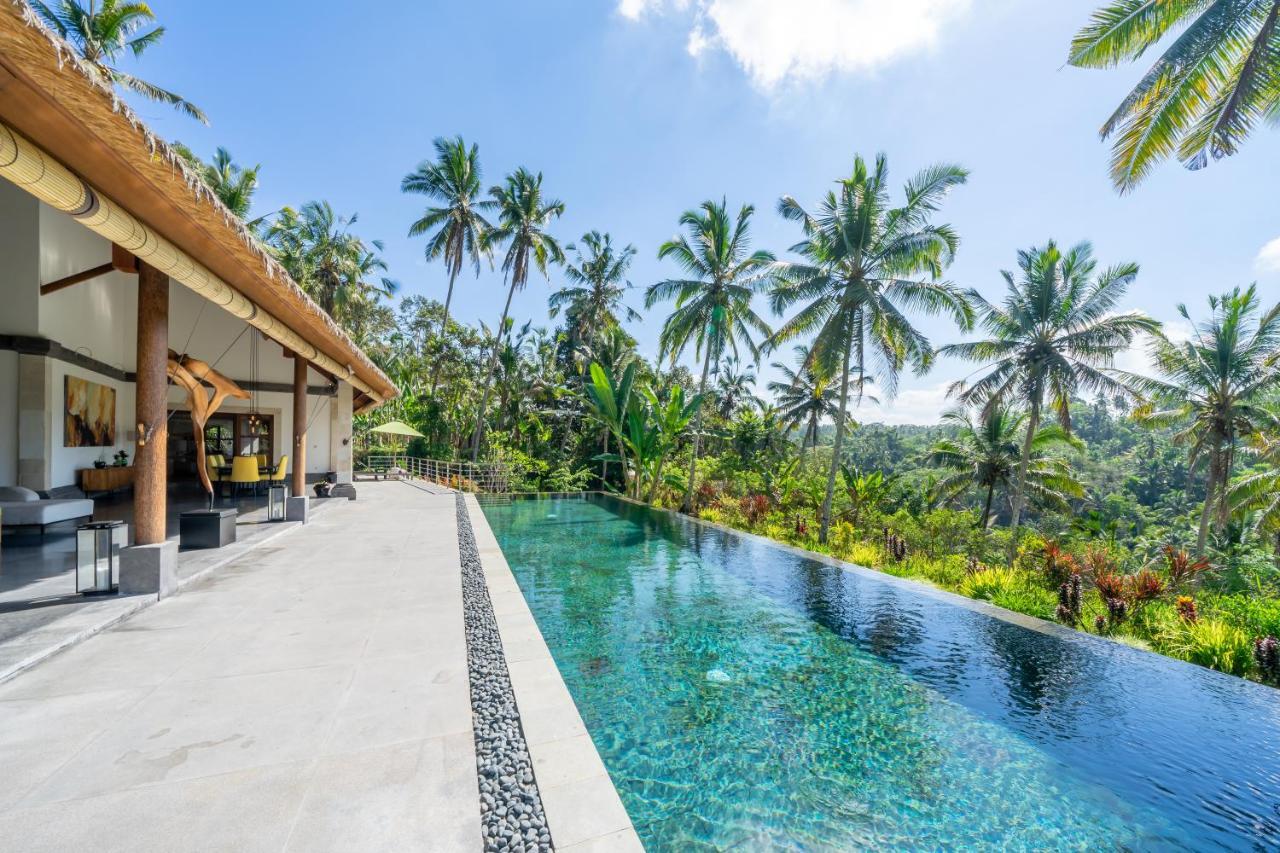 Villa Themma Jungle - Sumptuous 3Br Luxury Villa With Majestic Jungle View North Of Ubud Exteriör bild